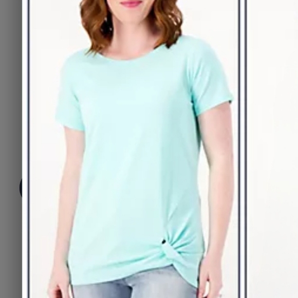 Belle by Kim Gravel | Tops | Belle By Kim Gravel Relaxed Tie Front ...